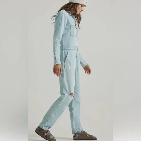 NWT Lee Vintage Modern Union-Alls Lovely Light! Large - Picture 3 of 11